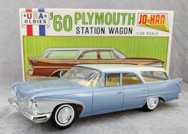 Jo-Han 1960 Plymouth Station Wagon Built Kit - Spotlight Hobbies