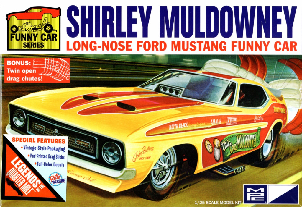 MPC "Shirley Muldowney" Ford Mustang LongNose Funny Car Spotlight