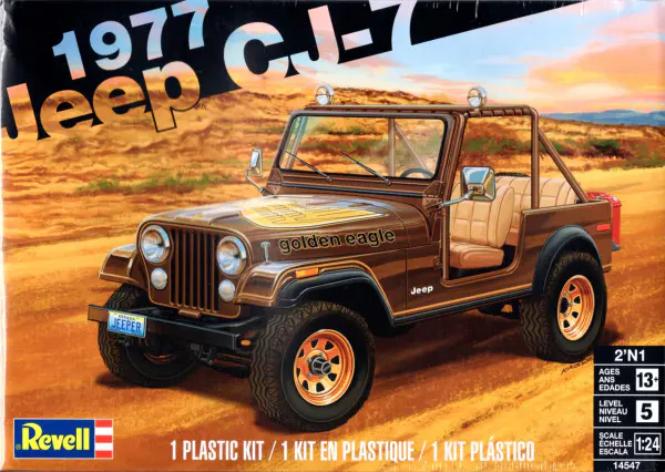 Revell (Monogram) 1977 Jeep CJ-7 4x4 Renegade with Removable