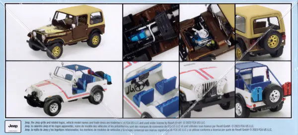 Revell (Monogram) 1977 Jeep CJ-7 4x4 Renegade with Removable Top