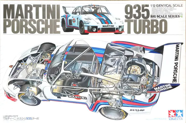 Tamiya Martini Porsche 935 Turbo GT Racer - 1/12 Scale - Spotlight
