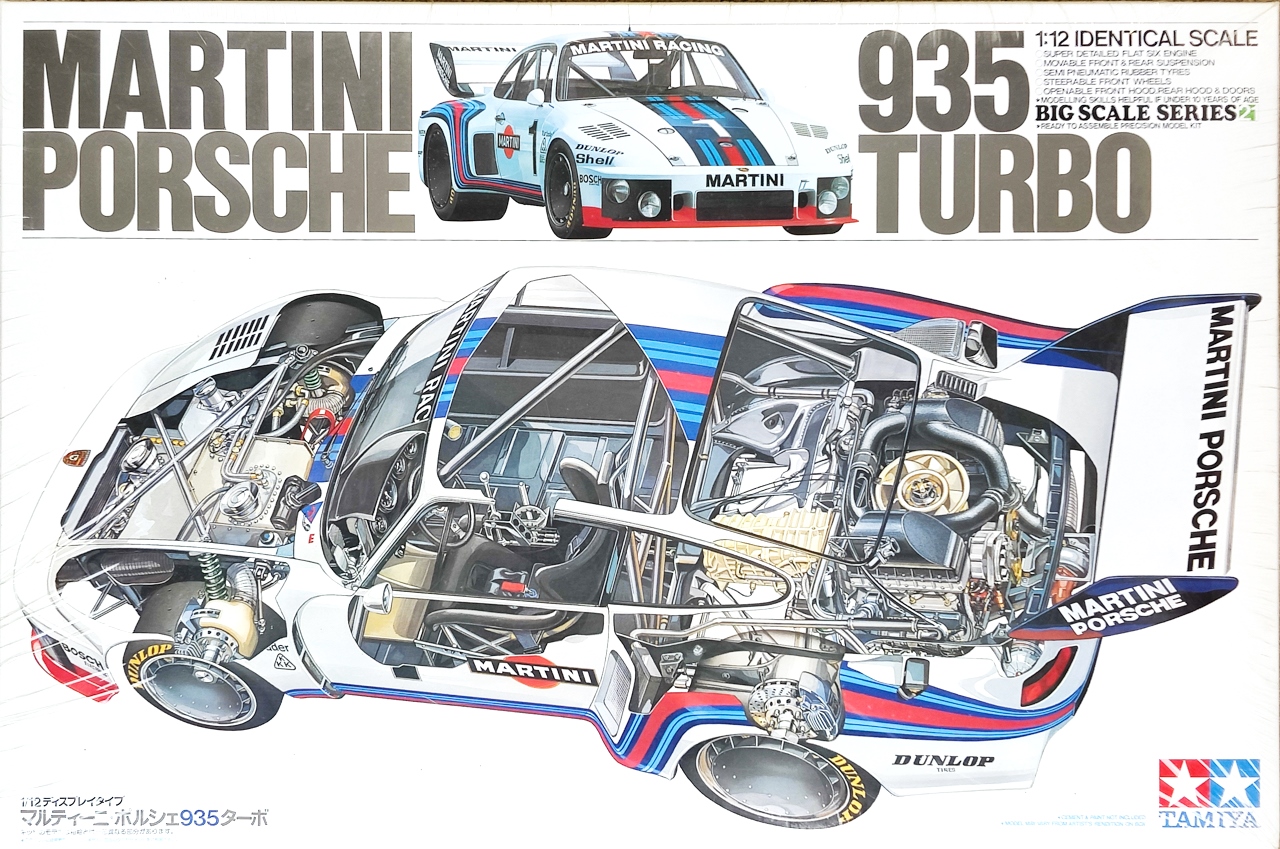 Tamiya Martini Porsche 935 Turbo GT Racer - 1/12 Scale - Spotlight