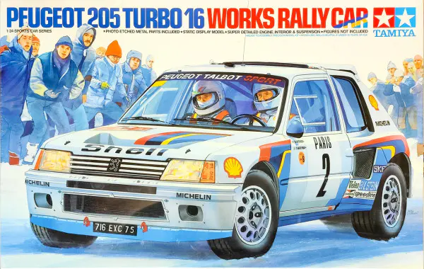 TAMIYA PEUGEOT205TURBO16#WORKS#RALLY#CAR
