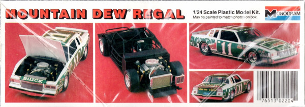 MOUNTAIN DEW REGAL 1/24スケール未組立モデルキット Monogram Darrell Waltrip #11 