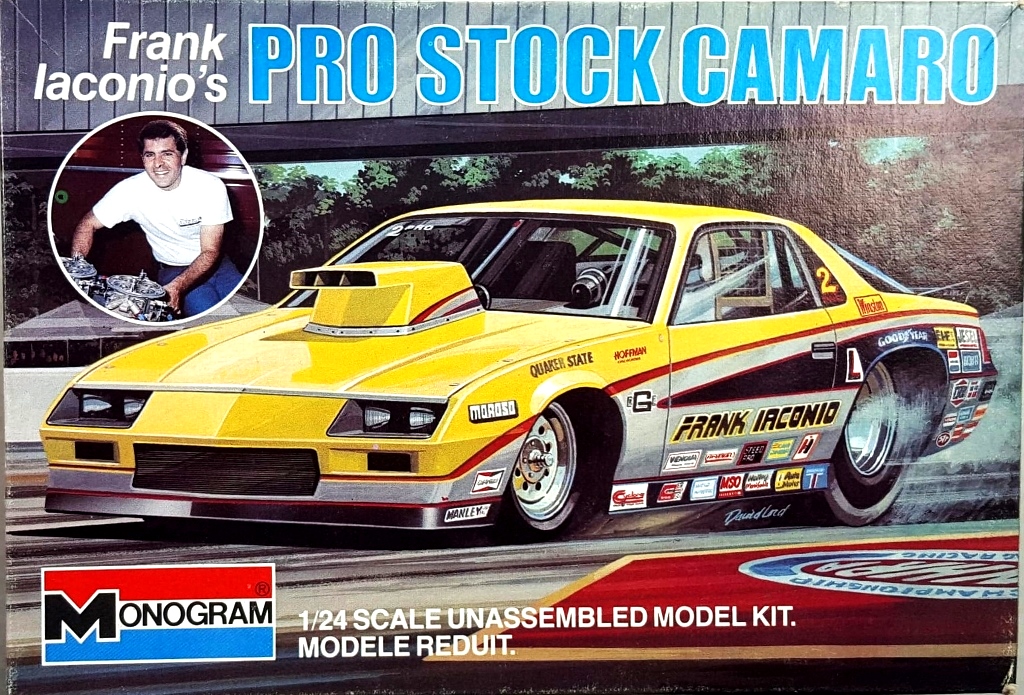 Monogram Frank Iaconio Chevy Camaro Pro Stock Spotlight Hobbies