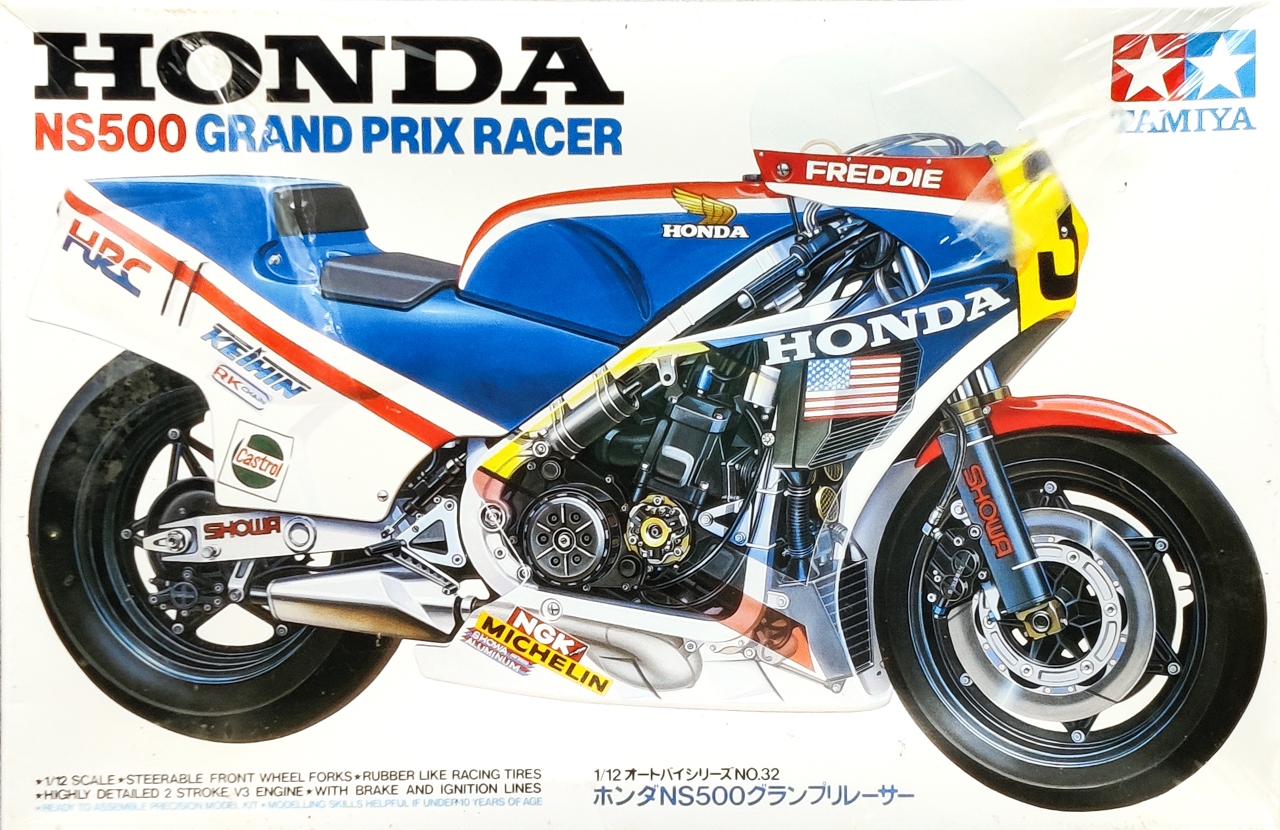 Tamiya Honda NS500 Grand Prix Racer Motorcycle - 1/12 Scale 