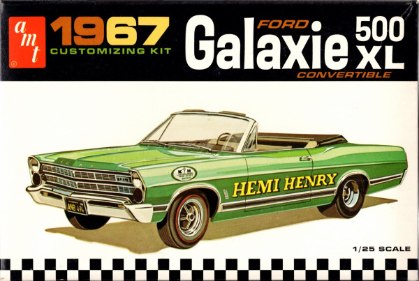 AMT 1967 Ford Galaxie 500 XL Convertible - Stock, George Barris