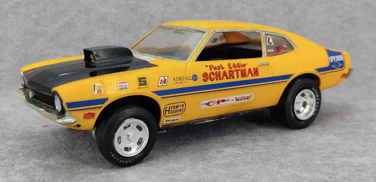 Jo-Han 1970 Ford Maverick Pro Stock Built Kit - Spotlight Hobbies