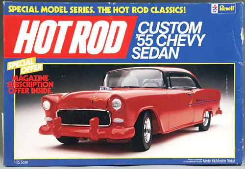 Maquette Revell 1/25 Chevrolet Bel Air 1955 - Réf 07327 - État Neuf