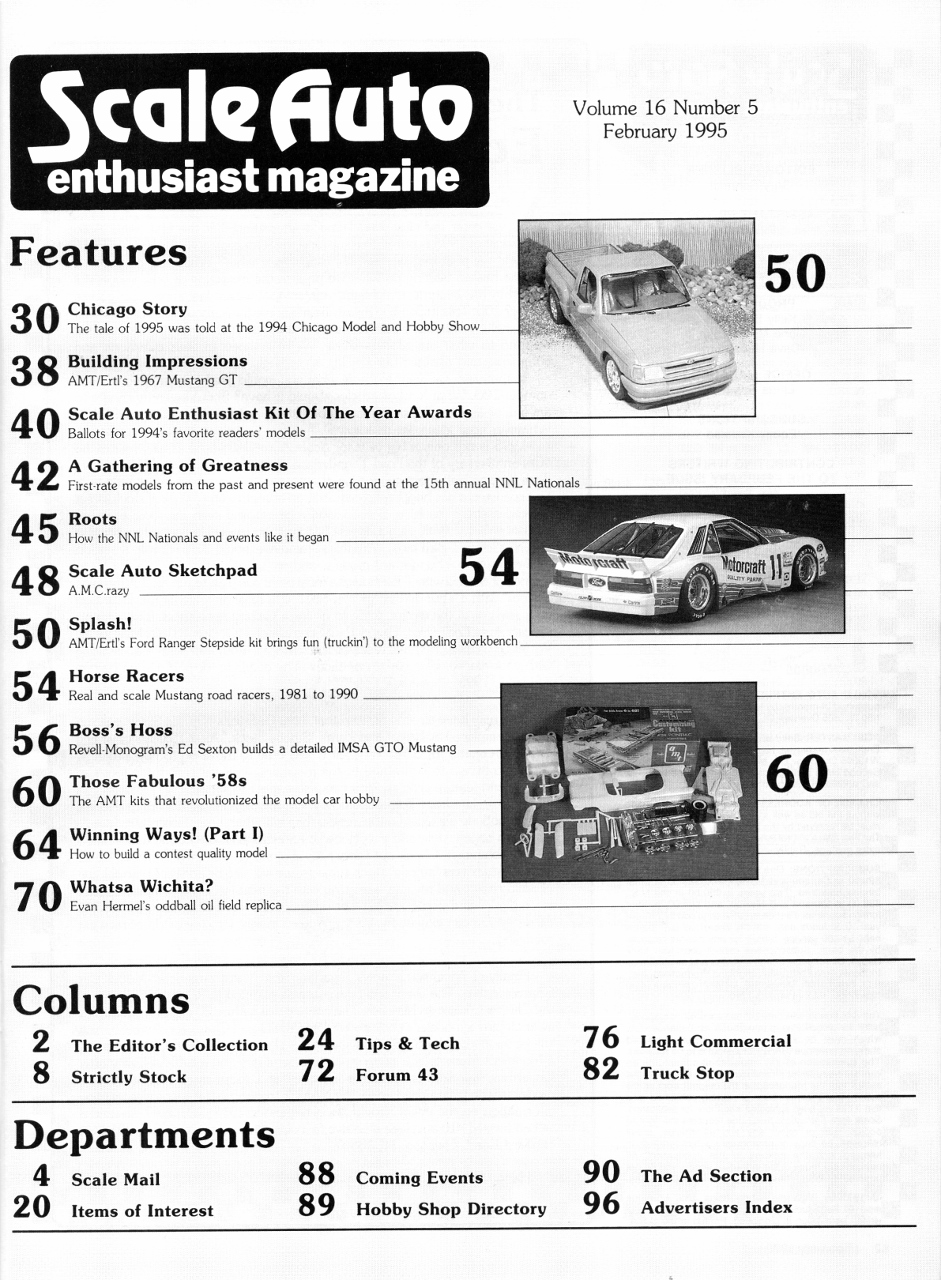 Scale Auto enthusiast Magazine - February 1995 - Issue #95