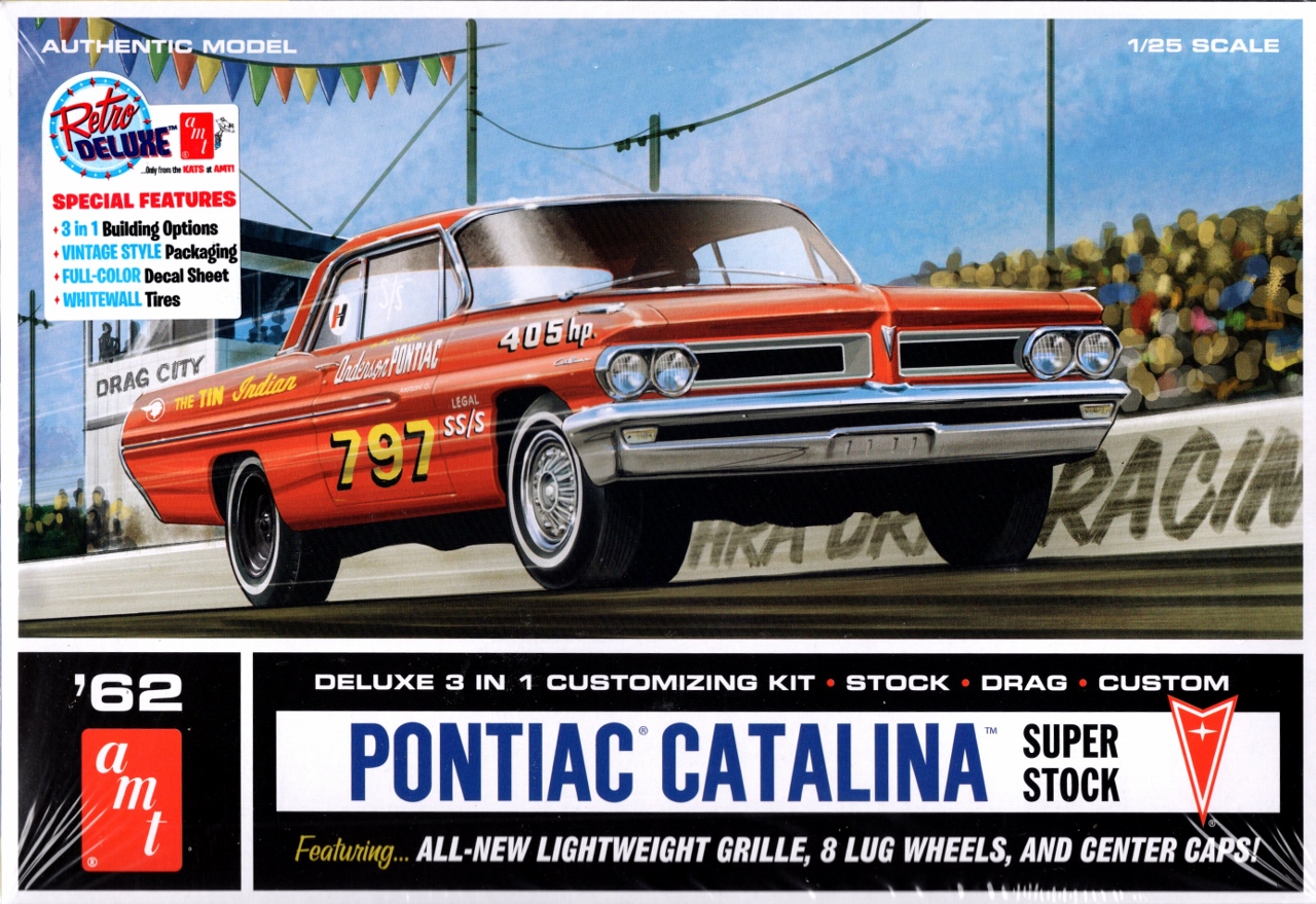 AMT 1962 Pontiac Catalina Super Duty 421 Hardtop - Stock, Custom