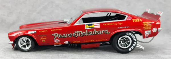 Revell Chevy Vega Funny Car “Pisano & Matsubara” Built Kit