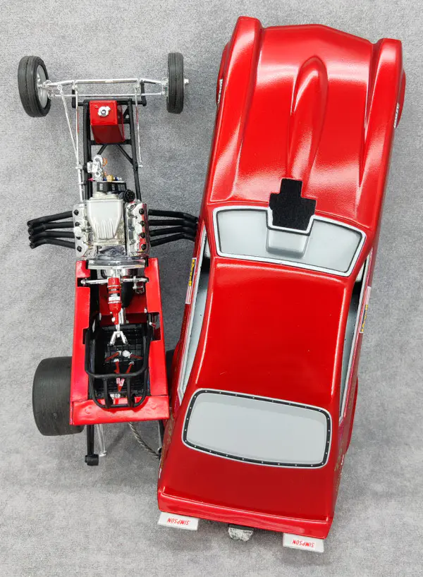 Revell Chevy Vega Funny Car “Pisano & Matsubara” Built Kit