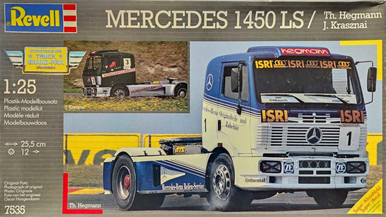 Sprinter Revell Revell Of Germany Mercedes 1450 LS Grand Prix Racing Semi Truck ...