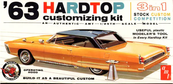 AMT 1963 Pontiac Bonneville Hardtop - Stock, Custom or Competition
