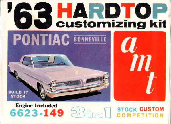 AMT 1963 Pontiac Bonneville Hardtop - Stock, Custom or Competition