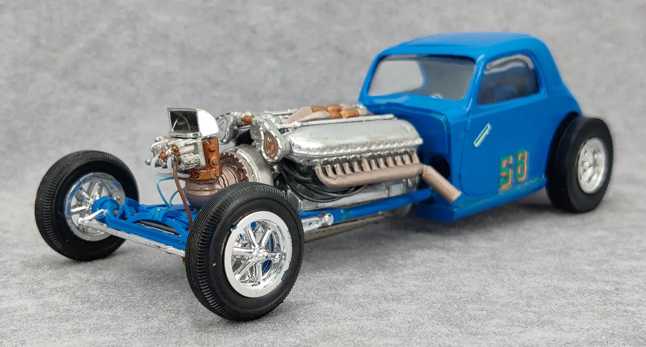 AMT Fiat Altered Allison Drag Car Built Kit - Spotlight Hobbies