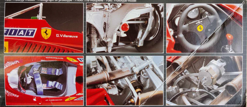 PROTAR 1/12 FERRARI 126C2 VILLENEUVE PIRONI