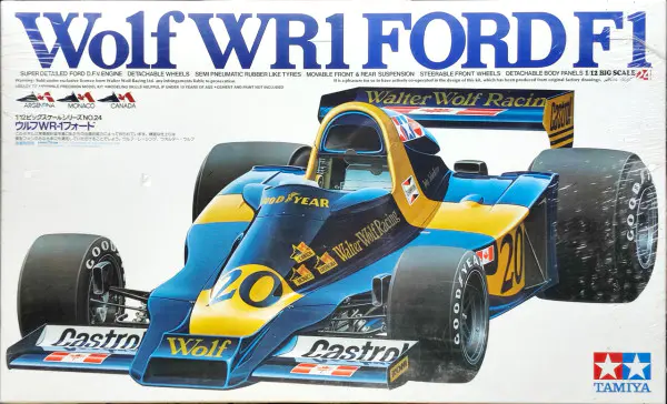 再値下げ！タミヤ Wolf Ford F1 1/12スケール プラモデル Tamiya Wolf WR-1 Ford F1 Formula One - 1/12 Scale - Spotlight Hobbies