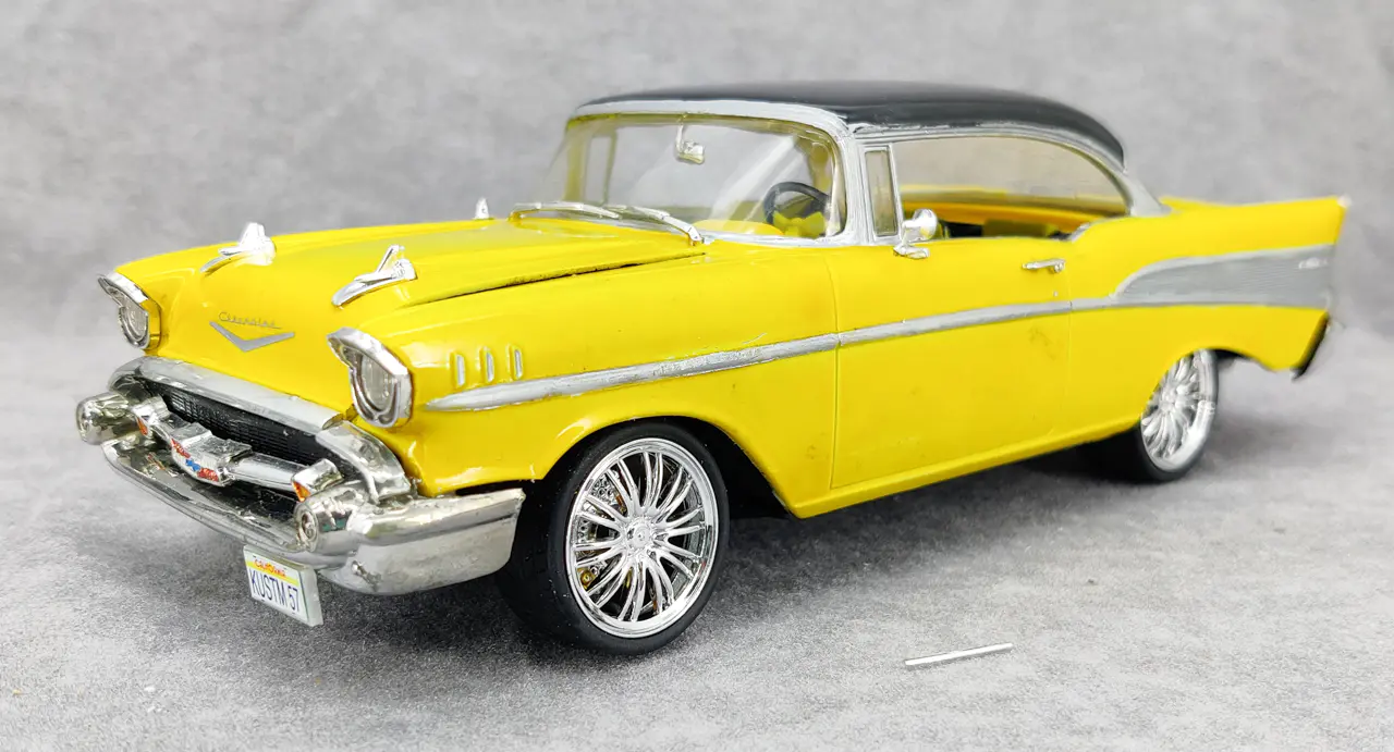 AMT 1957 Chevy Bel Air Hardtop Street Machine “New Tool” Built Kit