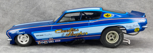 Polar Lights “Candies & Hughes” Plymouth Barracuda Funny Car Built