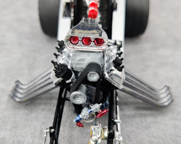 Revell “Don 'The Snake' Prudhomme” Chevy Monza Funny Car Built Kit