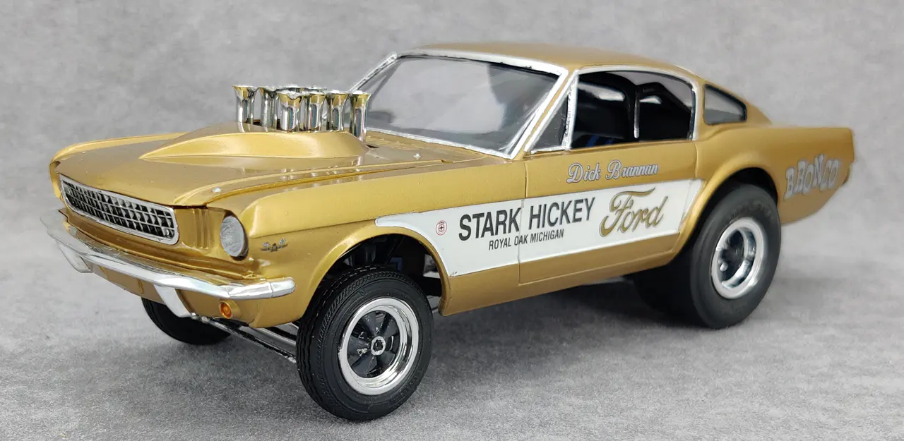 AMT “Dick Brannan” 1966 Ford Mustang Funny Car Built Kit