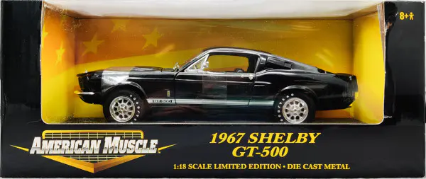 Ertl American Muscle 1/18 Scale 1967 Ford Mustang Shelby GT-350