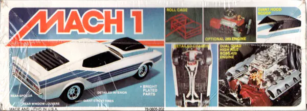 【3/8までの出品】Turning point Mustang BGM セット MPC 1973 Ford Mustang Mach 1 Fastback Street Machine - Spotlight