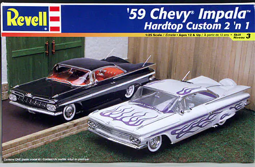 Revell 1959 Chevy Impala Hardtop - Stock or Lowrider - Spotlight