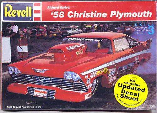 自動車 '58 Christine Plymouth Pro Modfied Revell 