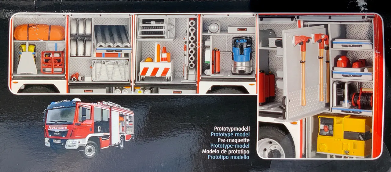 Maquette H0 1:87 Schlingmann GTLF 10 000 Type 2 TGS - Modèle Statique