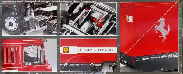 Revell Of Germany Ferrari Formula 1 Team - Semi Truck Tractor and