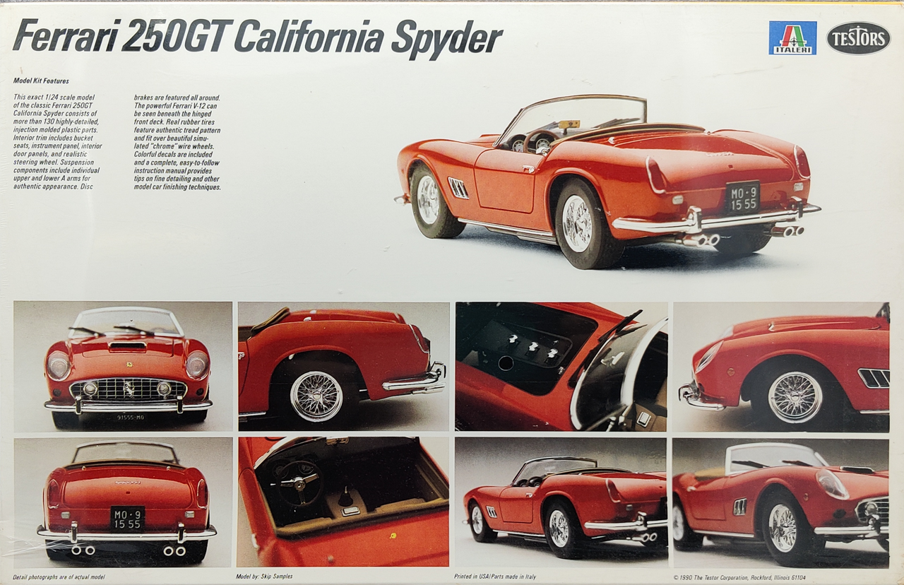 Testors/Italeri Ferrari 250GT California Spyder - Spotlight