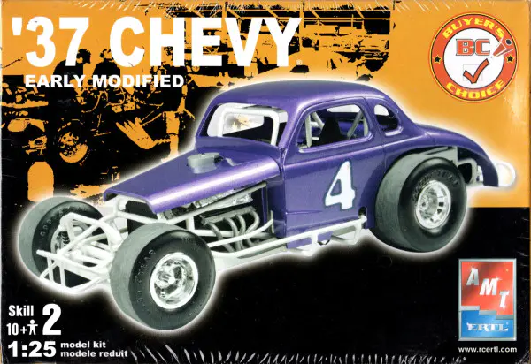 Maquette AMT 1937 Chevy Coupe Salière – Échelle 1/25, Plus De 190 Pièces, Custom Hot Rod