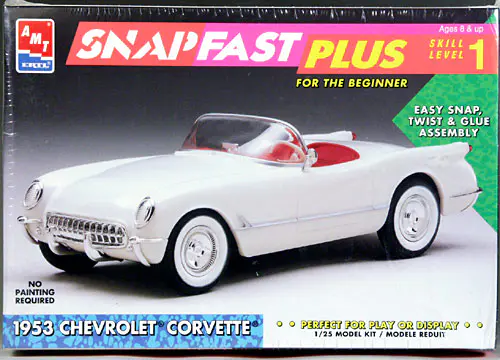 AMT 1953 Corvette Convertible - SnapFastPlus - Spotlight Hobbies