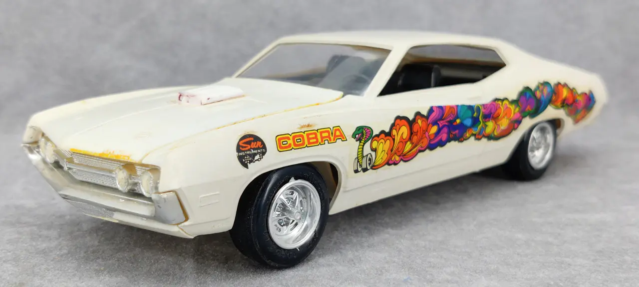 AMT 1971 Ford Torino Cobra Built Kit - Spotlight Hobbies