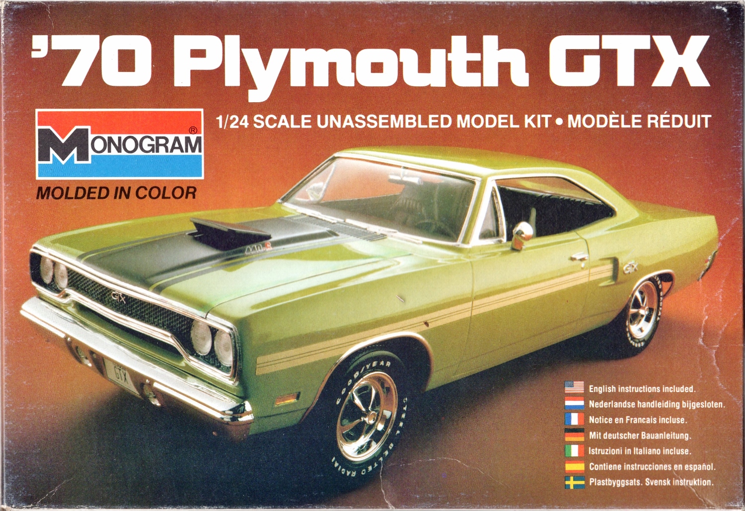Monogram 1970 Plymouth GTX Hardtop - Spotlight Hobbies Monogram 1970 Plymouth GTX Hardtop - Spotlight Hobbies