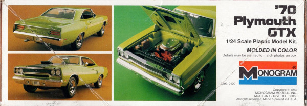 Monogran 古いモノグラム製 1970年 Plymouth プリムス Superbird