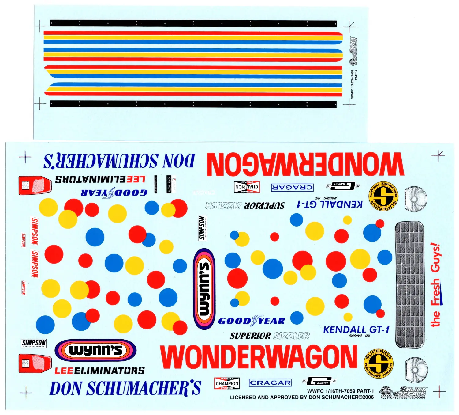 Slixx Decals Don Schumacher's 