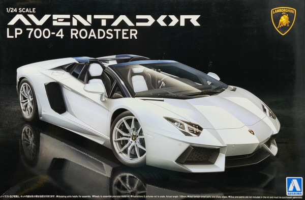 Aoshima Lamborghini Aventador LP700-4 Roadster - Spotlight Hobbies