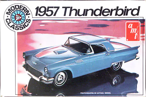 Amazon.com: AMT 1957 Ford Thunderbird 1:25 Scale Model Kit