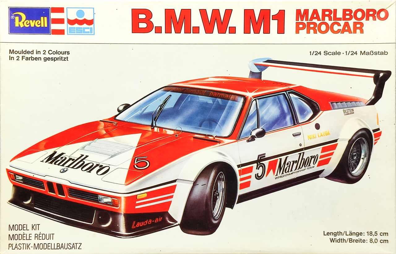 Revell/ESCi BMW M1 Marlboro Pro Car - Spotlight Hobbies