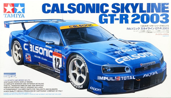 Kyosho 1/64 NISSAN Calsonic SKYLINE GT-R BNR34 R34 #12 2003
