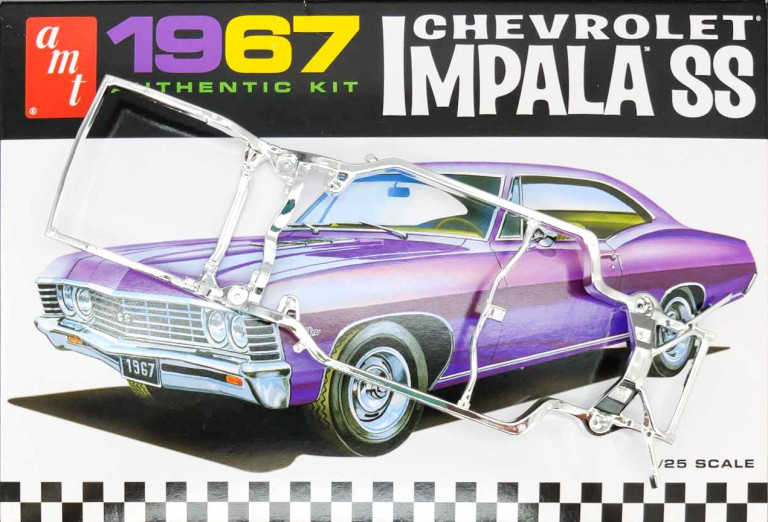 AMT Chevrolet Impala SS 62' Plastikmodellbau 1/25 (Neu (gemäss