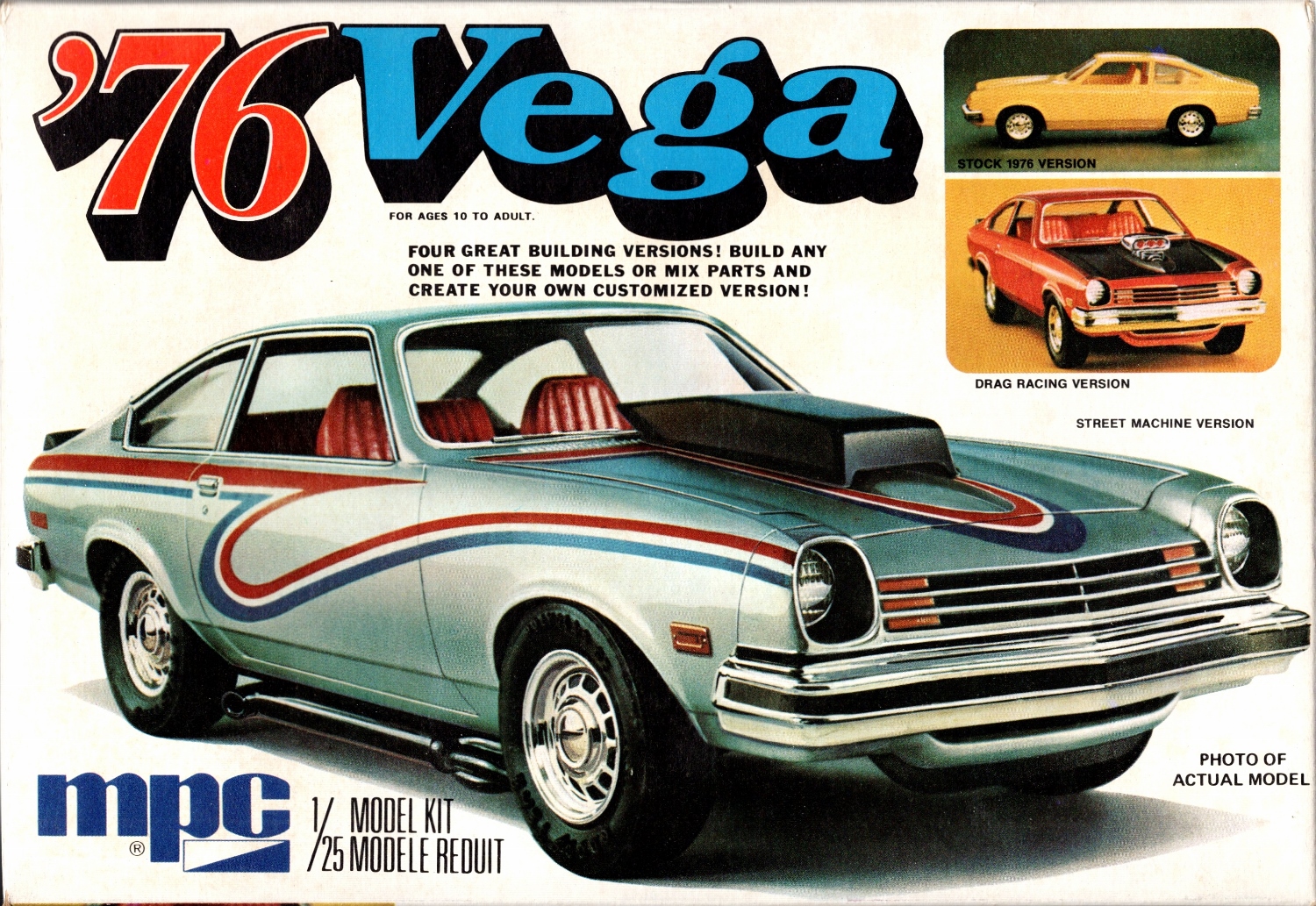 MPC 1976 Chevy Vega Stock, Road Racer, Drag or Street Machine