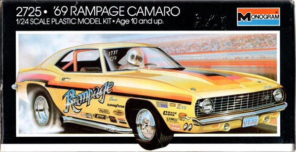 【未開封】Monogram 1/24 カマロ ハイローラー Camaro 未開封】Monogram 1/24 カマロ ハイローラー Camaro