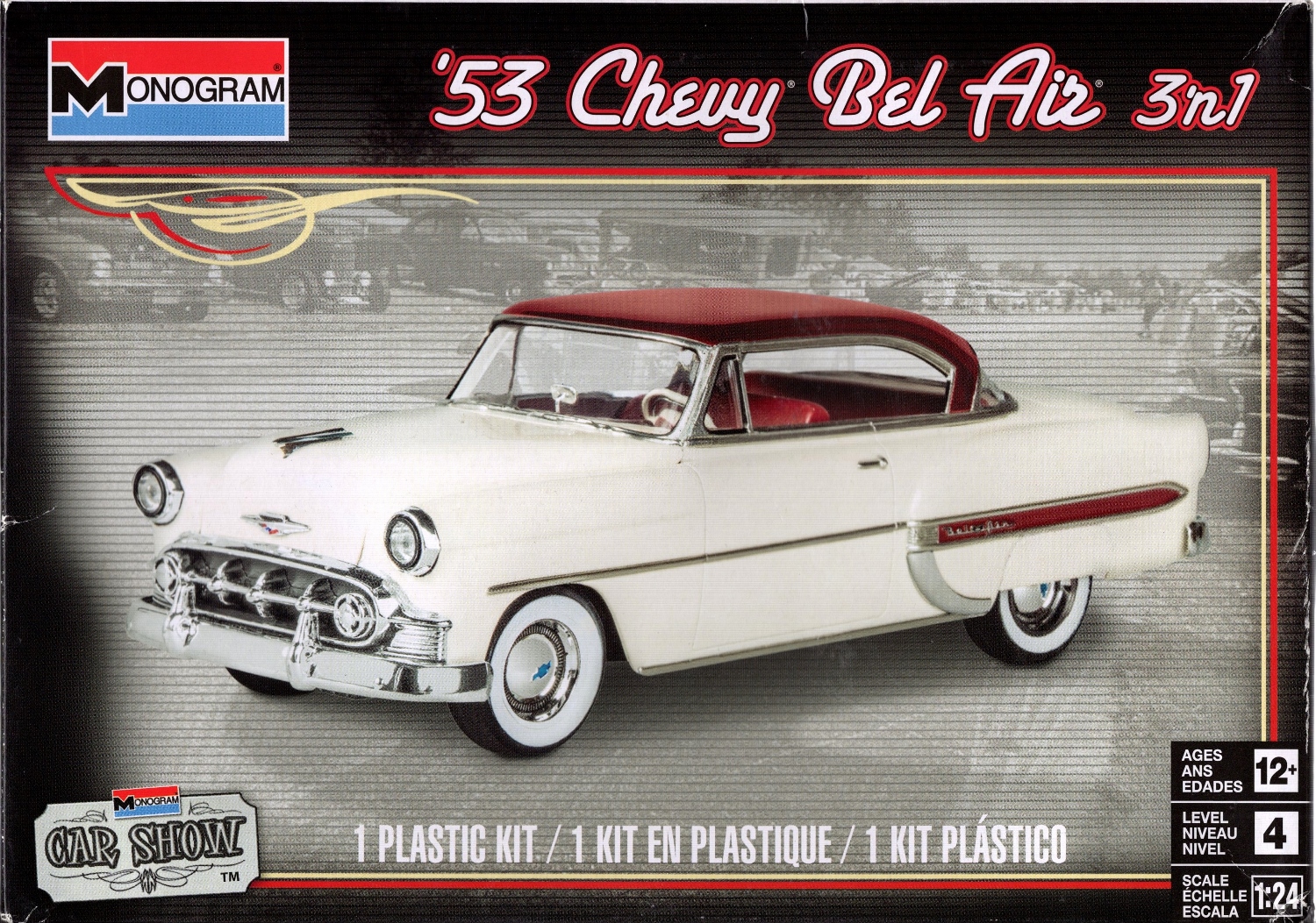 Monogram 1953 Chevy Bel Air Hardtop - Stock, Custom or Lowrider 