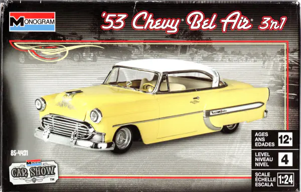 珍 '53 CHEVY モノグラム 1/24・'66 Fairlane GT/GTA AMT 1/25・'69 Chevrolet Chevelle SS396 AMT 1/25 Wheels Are Everything: Monogram 1⁄24 1953 Chevrolet