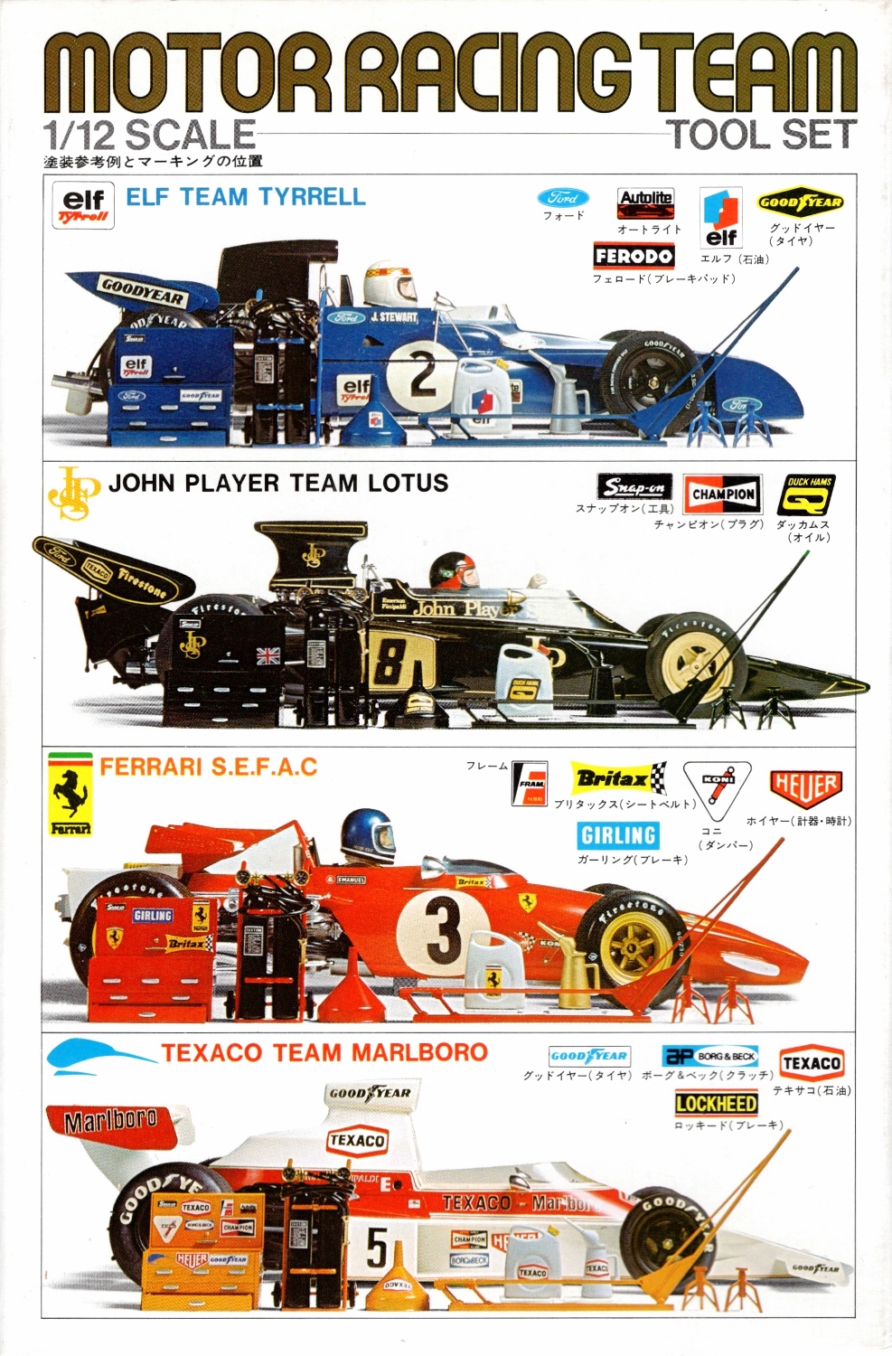 Tamiya Racing Team Set Tamiya